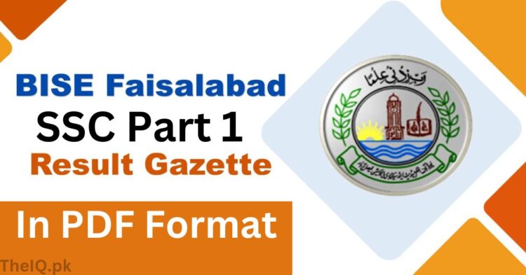 BISE FSD Board 9Th Class Result Gazette 2023