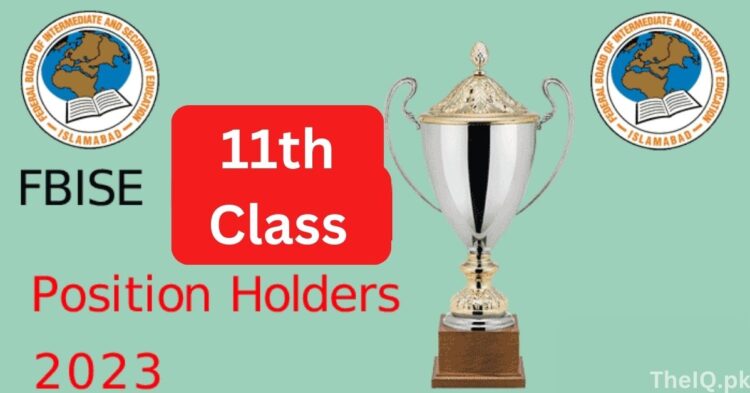 FBISE 1st Year Position Holders 2023
