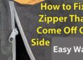How To Fix A Zipper That Came Off One Side | Easy Ways 10 How to Fix A Zipper That Came Off One Side