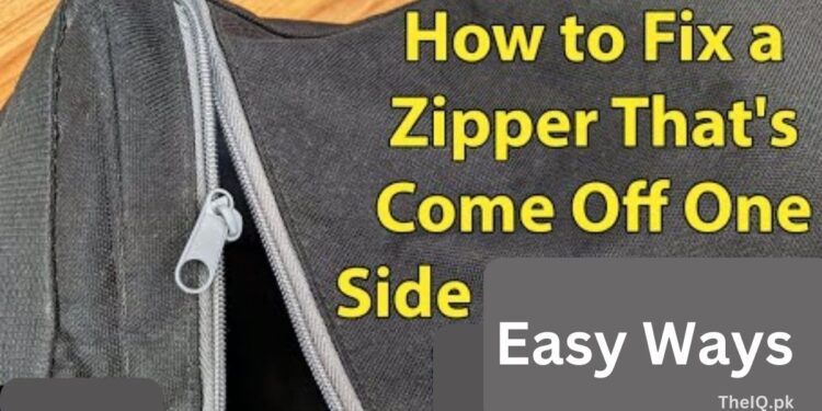 How To Fix A Zipper That Came Off One Side | Easy Ways 1 How to Fix A Zipper That Came Off One Side