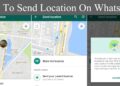 How To Send Location On Whatsapp in 2025 | Android And iOS 12 How To Send Location On Whatsapp Android And Ios