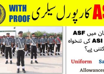 ASF Corporal (ASI) Salary In Pakistan 2025 | Uniform, Ranks Insignia And Allowances 7 ASF Corporal (ASI) Salary In Pakistan 2025
