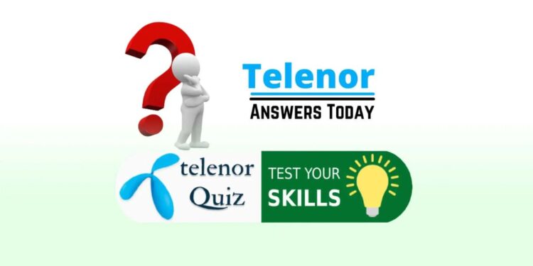 Telenor Daily Quiz Answers Today