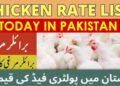 1kg Chicken Rate In Pakistan Today List