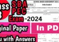 SBA 2024 School Based Assessment Grade 8