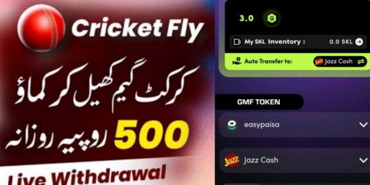 Cricket Fly Online Earning App Download For Android | Withdraw Easypaisa Jazzcash 1 Cricket Fly Online Earning App Download