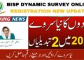 Dynamic Survey Online BISP Registration New Updates 2025 10 Dynamic Survey Online BISP Registration 2025