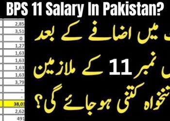 BPS 11 Salary in Pakistan 2025 | Benefits and Allowances 10 BPS 11 Salary in Pakistan 2025