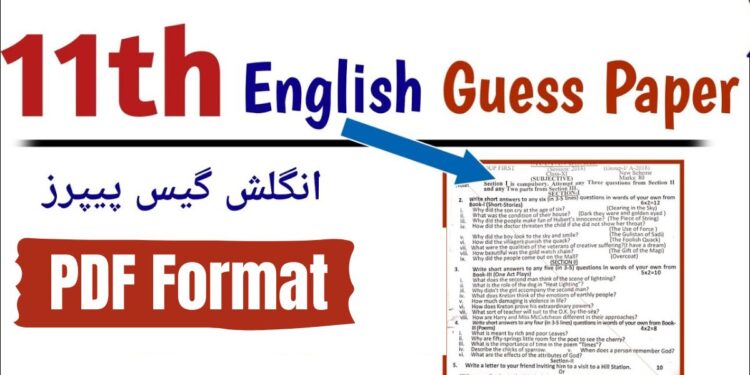 Download Past Papers of 1st Year English 2025