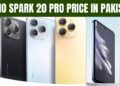 Tecno Spark 20 Pro Price in Pakistan 2025 | 5G Network 10 Tecno Spark 20 Pro Price in Pakistan