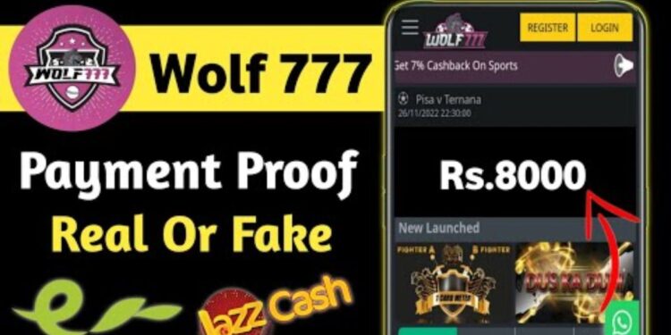 Wolf777 Online Earning App Download