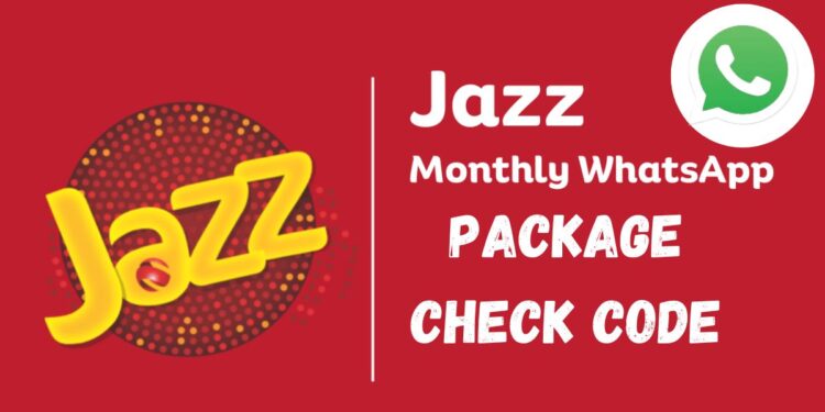 Jazz Monthly Whatsapp Package Check Code