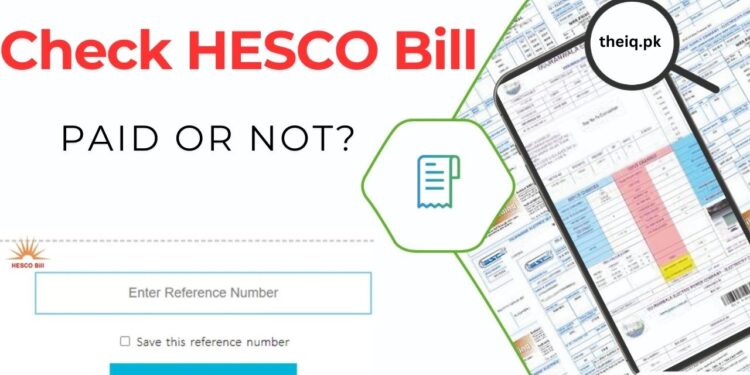 How to Check Electricity Bill Paid or Not HESCO in Pakistan 2025 1 How to Check Electricity Bill Paid or Not HESCO in Pakistan