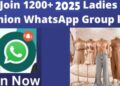 Ladies Fashion Whatsapp Group Links