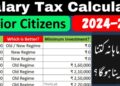 Salary Tax Calculator 2024-25 In Pakistan | New Tax Slabs 4 Salary Tax Calculator 2024-25