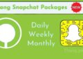 Zong Snapchat Package Code with fresh price