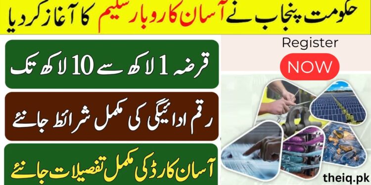 CM Punjab Asaan Karobar Finance Loan Scheme 2025 Apply Online