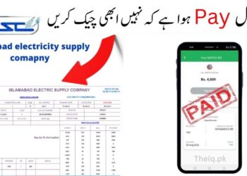 How to Check Electricity Bill Paid or Not IESCO in Pakistan 2025 2 How to Check Electricity Bill Paid or Not IESCO in Pakistan