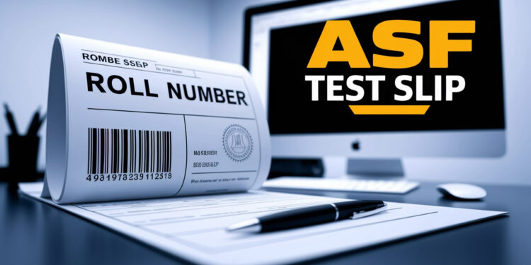 ASF Written Test Roll Number Slip Download in PDF 1 ASF Written Test Roll Number Slip Download in PDF format