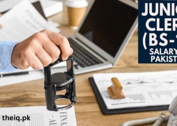 Salary of Junior Clerk BPS 11 in Pakistan 2025 (Per Month) 1 Salary of Junior Clerk BPS 11 in Pakistan (Per Month)