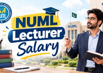 NUML Lecturer Salary in Pakistan