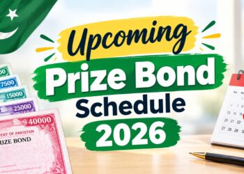 Upcoming Prize Bond Schedule 2026