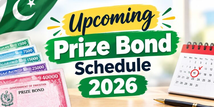 Upcoming Prize Bond Schedule 2026 PDF Download | All National Saving Draws 1 Upcoming Prize Bond Schedule 2026